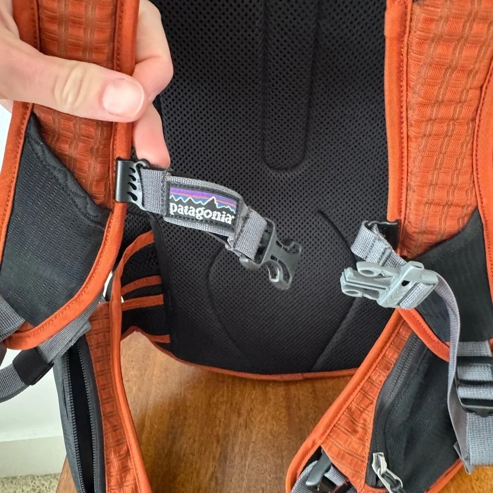 Patagonia Catalyst Backpack Pack Orange Ripstop Grid Bag Hiking